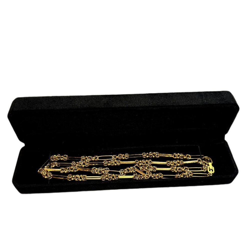 SOLD! GIVENCHY G Link Long Necklace - Picture 2 of 3